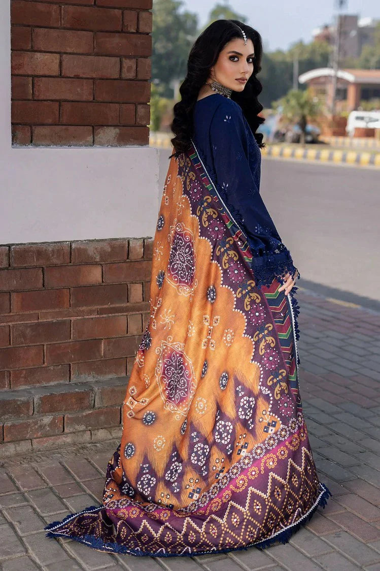 Picture of Nureh - Bazaar Embroidered Chikankari Khaddar Collection Vol 1 - NE-114 - Unstitched - Available at Raja Sahib