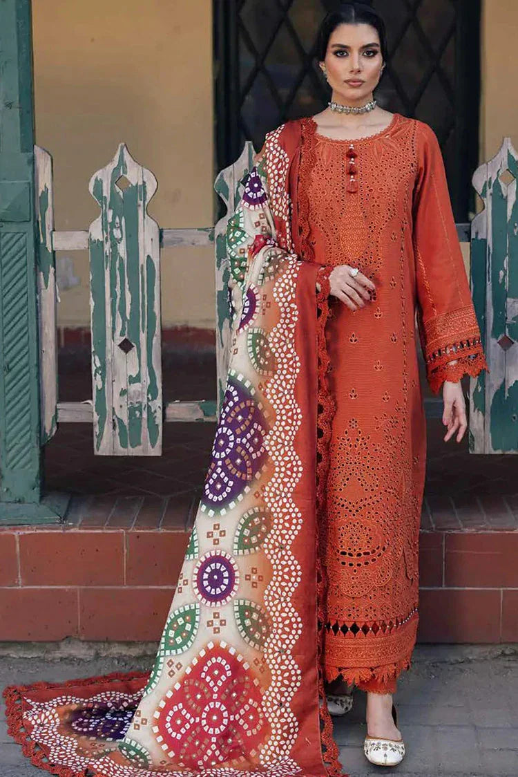 Picture of Nureh - Bazaar Embroidered Chikankari Khaddar Collection Vol 1 - NE-116 - Unstitched - Available at Raja Sahib