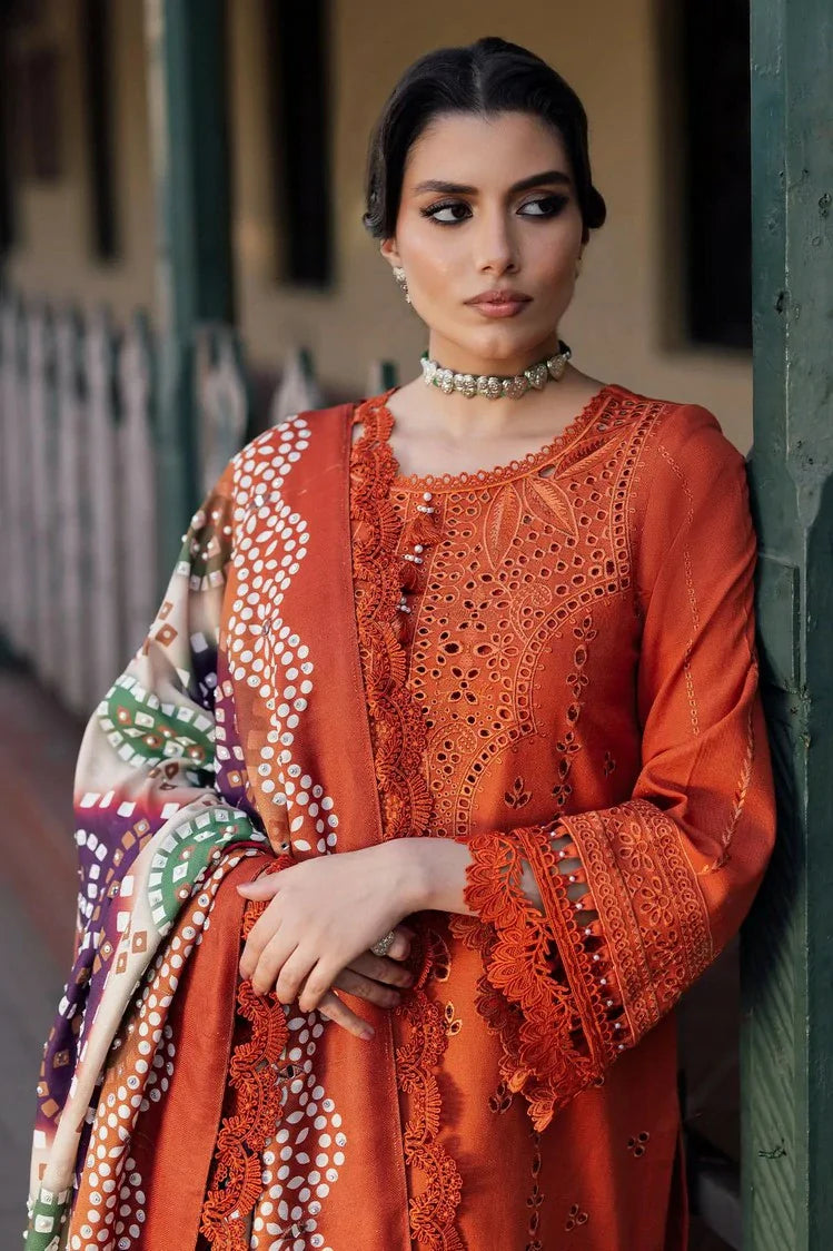 Picture of Nureh - Bazaar Embroidered Chikankari Khaddar Collection Vol 1 - NE-116 - Unstitched - Available at Raja Sahib