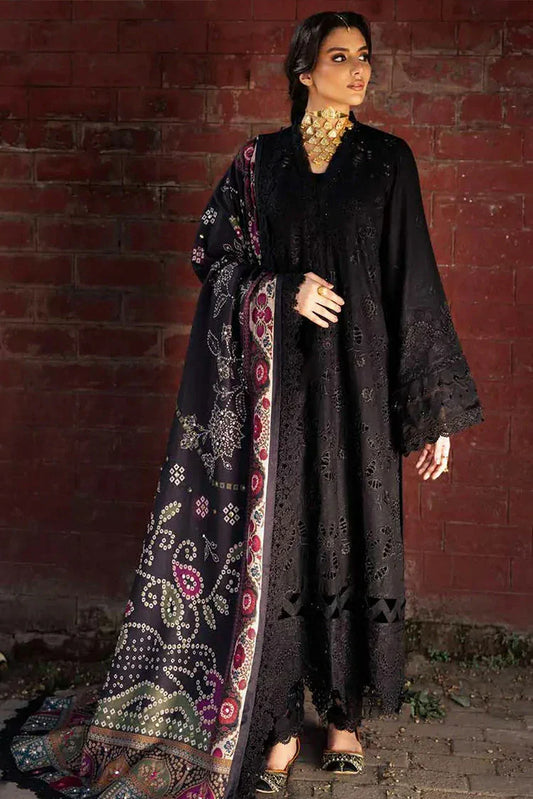 Picture of Nureh - Bazaar Embroidered Chikankari Khaddar Collection Vol 1 - NE-117 - Unstitched - Available at Raja Sahib