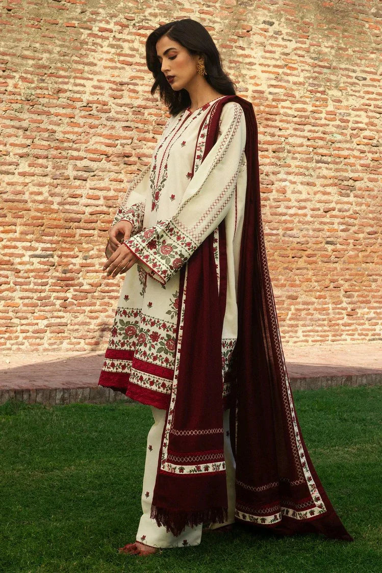 Picture of Zara Shahjahan - Winter Collection - FARIDEH-D1 - Unstitched - Available at Raja Sahib