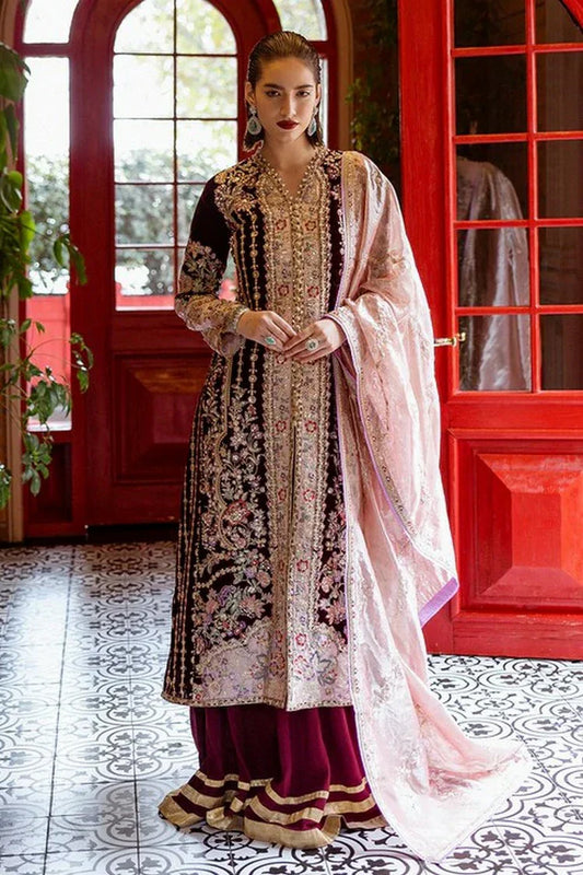 Picture of Mushq - Deja Vu Velvet Collection - 08 Sentimental Journey - Unstitched - Available at Raja Sahib