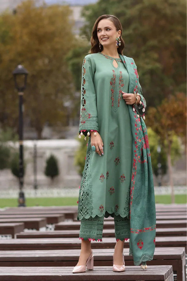 Picture of Charizma - Poshima Embroidered Leather Fall Winter Collection Vol 1 - PS4-06 - Unstitched - Available at Raja Sahib