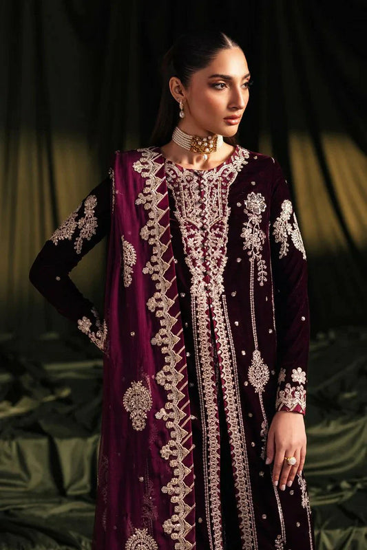 Picture of Qalamkar - Velvet Edit - BK-01 AMANI - Unstitched - Available at Raja Sahib