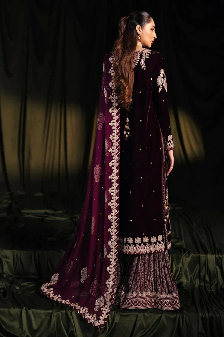 Picture of Qalamkar - Velvet Edit - BK-01 AMANI - Unstitched - Available at Raja Sahib