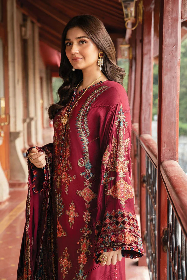 Picture of Maria B - Winter Luxe Collection - LN-1210 - Unstitched - Available at Raja Sahib