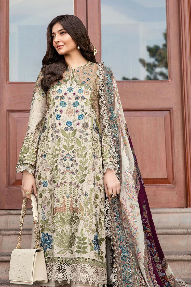 Picture of Maria B - Winter Luxe Collection - LN-1211 - Unstitched - Available at Raja Sahib