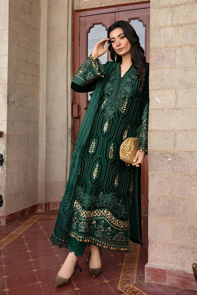 Picture of Maria B - Winter Luxe Collection - LN-1212 - Unstitched - Available at Raja Sahib