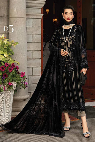 Picture of Maria B - Winter Luxe Collection - LN-1205 - Unstitched - Available at Raja Sahib