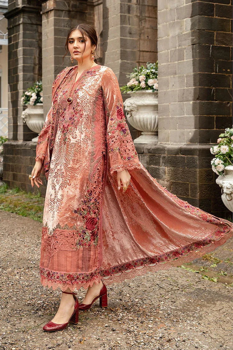 Picture of Maria B - Winter Luxe Collection - LN-1206 - Unstitched - Available at Raja Sahib