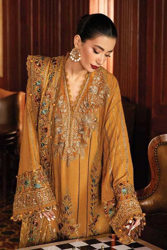 Picture of Maria B - Winter Luxe Collection - LN-1207 - Unstitched - Available at Raja Sahib