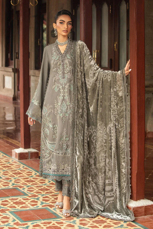 Picture of Maria B - Winter Luxe Collection - LN-1209 - Unstitched - Available at Raja Sahib