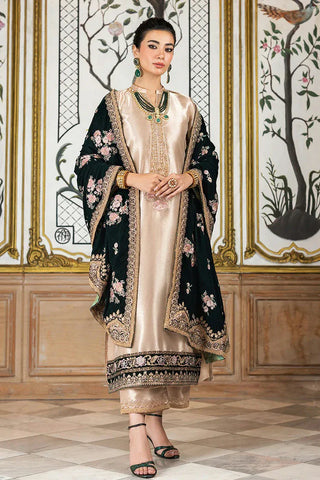 Picture of Zainab Chottani - Velvet Collection - SARWANA-D1 - Unstitched - Available at Raja Sahib