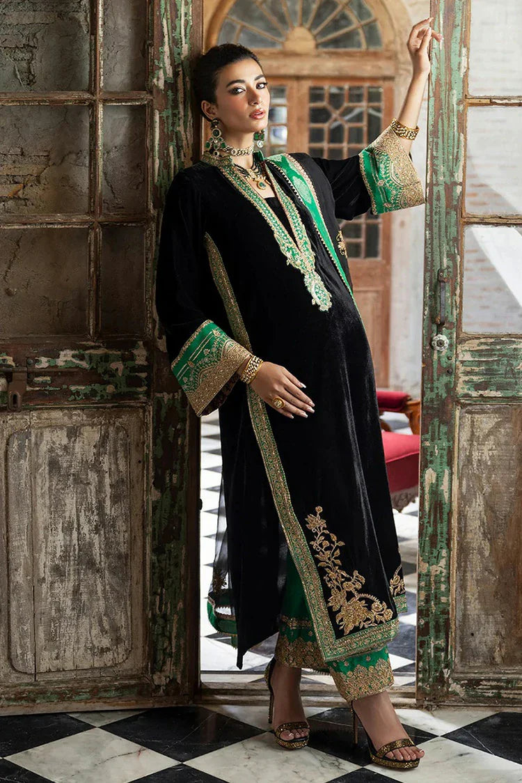 Picture of Zainab Chottani - Velvet Collection - VANYA-D3 - Unstitched - Available at Raja Sahib