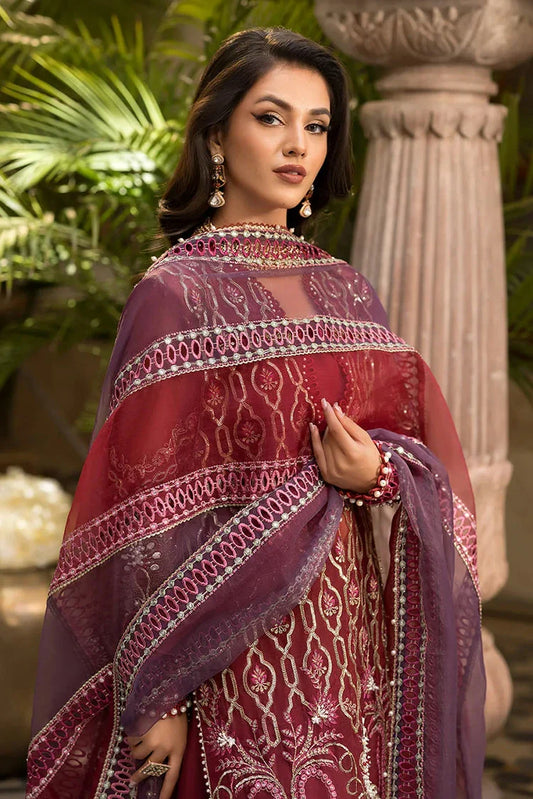 Picture of Elaf - Celebrations Formal Handwork Collection - EFH-06 GHAZAL - Unstitched - Available at Raja Sahib