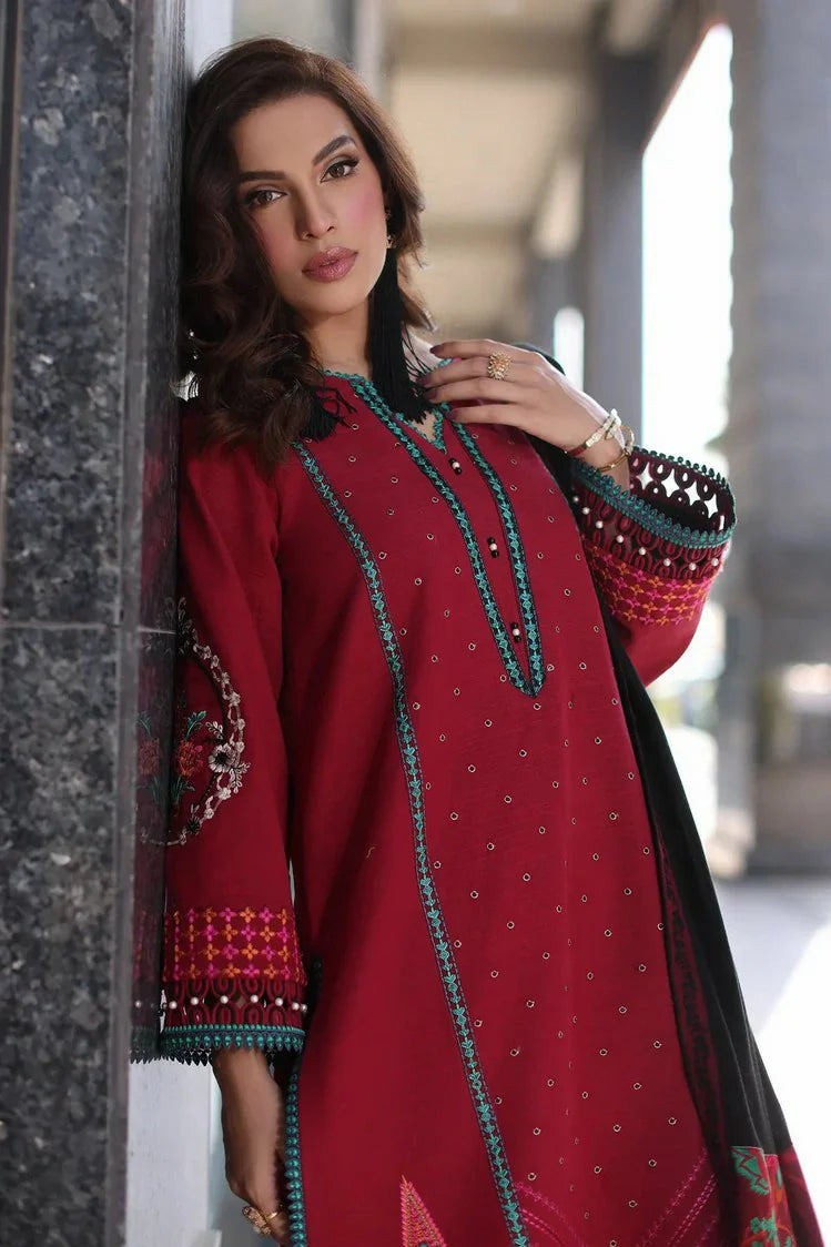 Picture of Charizma - Naranji Embroidered Khaddar Fall Winter Collection Vol 1 - CNW4-03 - Unstitched - Available at Raja Sahib