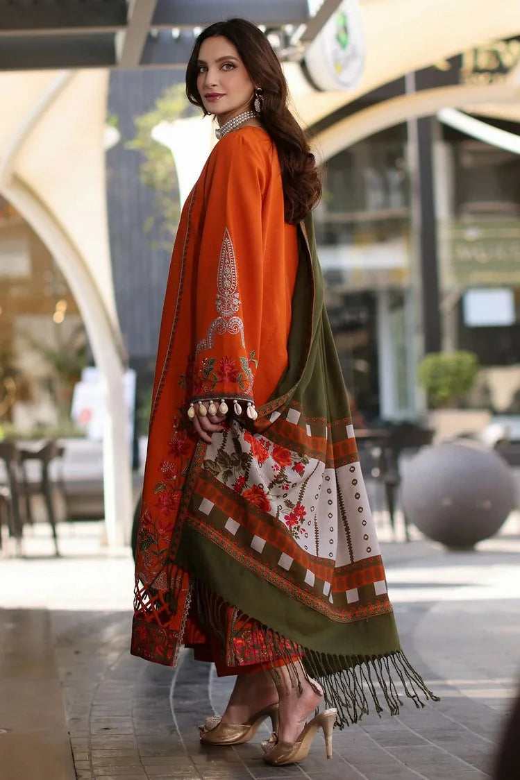 Picture of Charizma - Naranji Embroidered Khaddar Fall Winter Collection Vol 1 - CNW4-05 - Unstitched - Available at Raja Sahib