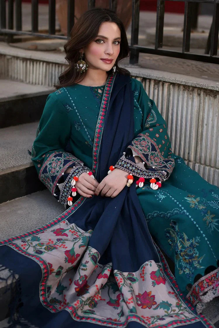 Picture of Charizma - Naranji Embroidered Khaddar Fall Winter Collection Vol 1 - CNW4-08 - Unstitched - Available at Raja Sahib