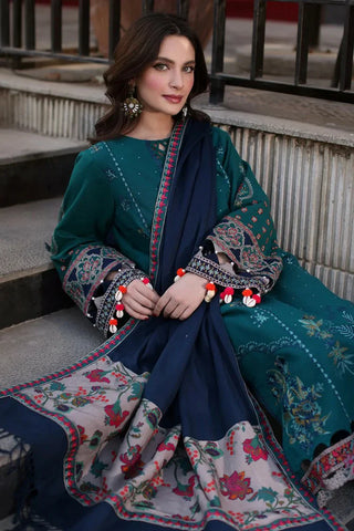 Charizma - Naranji Embroidered Khaddar Fall Winter Collection Vol 1 - CNW4-08 - Unstitched