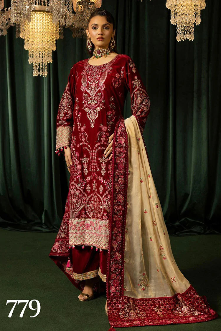 Picture of Shaista - Executive Velvet Collection - Design 779 - Unstitched - Available at Raja Sahib