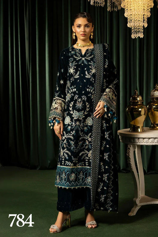 Picture of Shaista - Executive Velvet Collection - Design 784 - Unstitched - Available at Raja Sahib