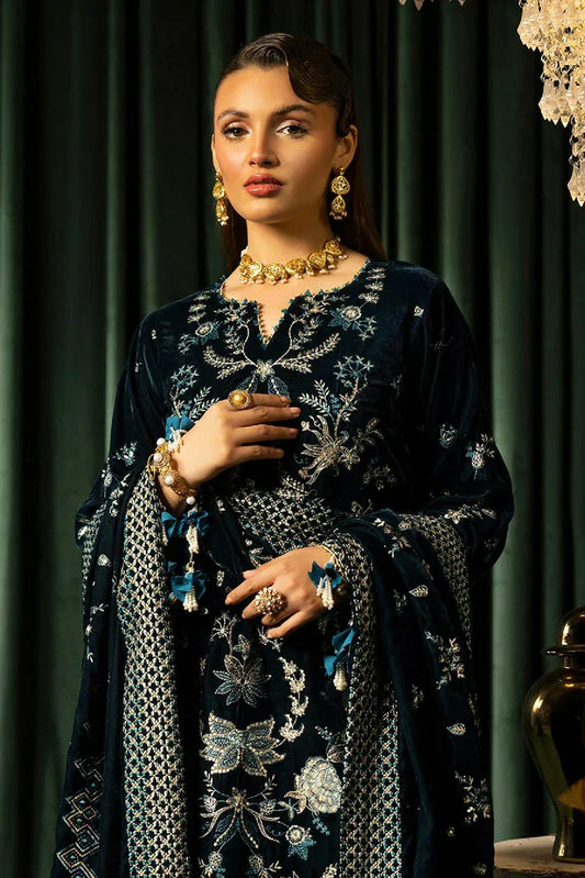 Picture of Shaista - Executive Velvet Collection - Design 784 - Unstitched - Available at Raja Sahib