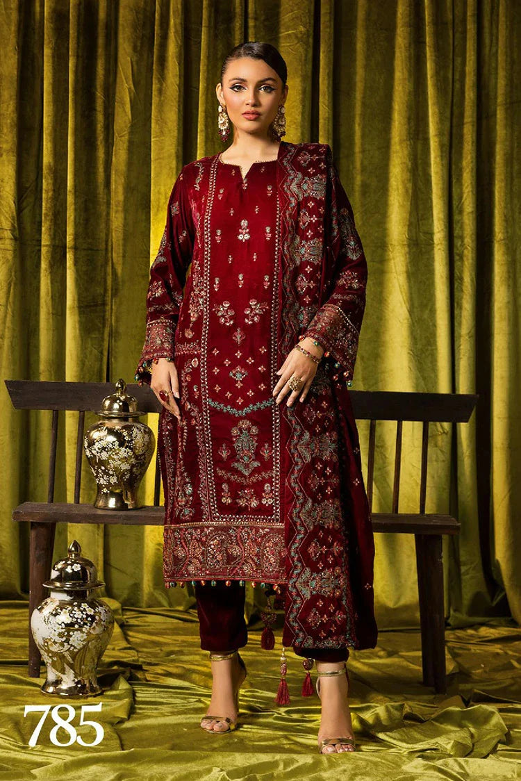 Picture of Shaista - Executive Velvet Collection - Design 785 - Unstitched - Available at Raja Sahib