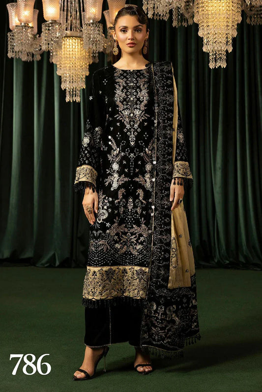 Picture of Shaista - Executive Velvet Collection - Design 786 - Unstitched - Available at Raja Sahib