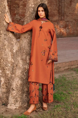 Picture of Jazmin - Winter Prints - EMBROIDERED SLUB KHADDAR UW-0088 - Unstitched - Available at Raja Sahib