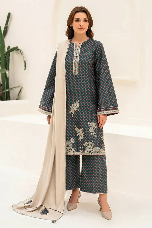 Picture of Jazmin - Winter Prints - EMBROIDERED PREMIUM VISCOSE UW-0093 - Unstitched - Available at Raja Sahib