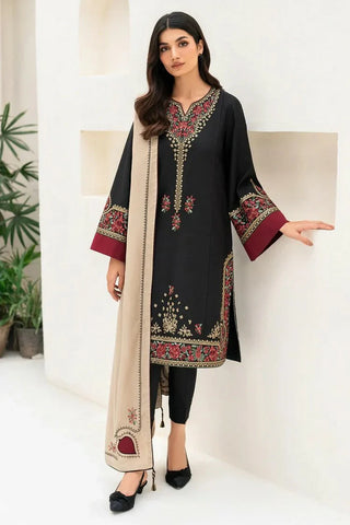 Picture of Jazmin - Winter Prints - EMBROIDERED PREMIUM VISCOSE UW-0097 - Unstitched - Available at Raja Sahib