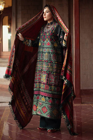 Picture of Maryam Hussain - Winter Luxury Shawl Collection - WS24-02 Forest - Unstitched - Available at Raja Sahib