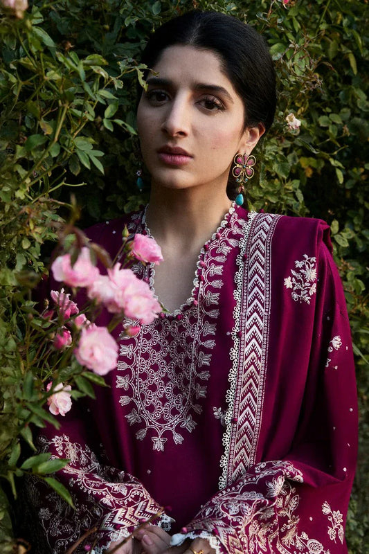 Picture of Zaha - Autumn Winter Collection - ZW24-12 AFREEN - Unstitched - Available at Raja Sahib