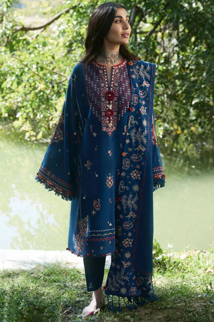 Picture of Zaha - Autumn Winter Collection - ZW24-15 ZARMINA - Unstitched - Available at Raja Sahib