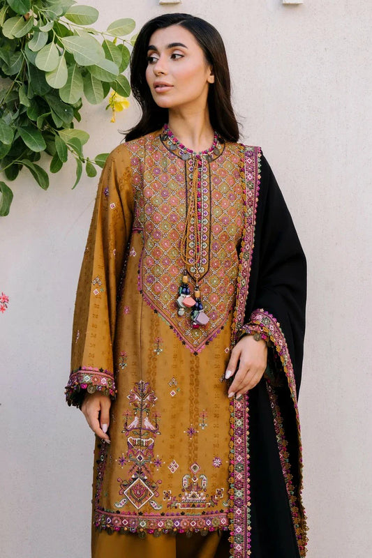 Picture of Zaha - Autumn Winter Collection - ZW24-03 GULZAR - Unstitched - Available at Raja Sahib