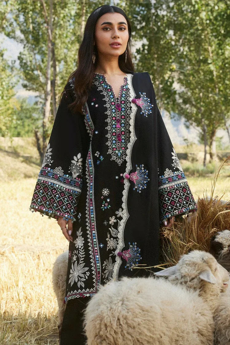 Picture of Zaha - Autumn Winter Collection - ZW24-06 HAZAN - Unstitched - Available at Raja Sahib