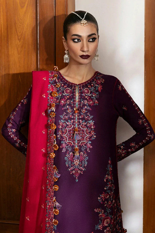 Picture of Hussain Rehar - Karandi Autumn Winter Collection - 07 Liliana - Unstitched - Available at Raja Sahib