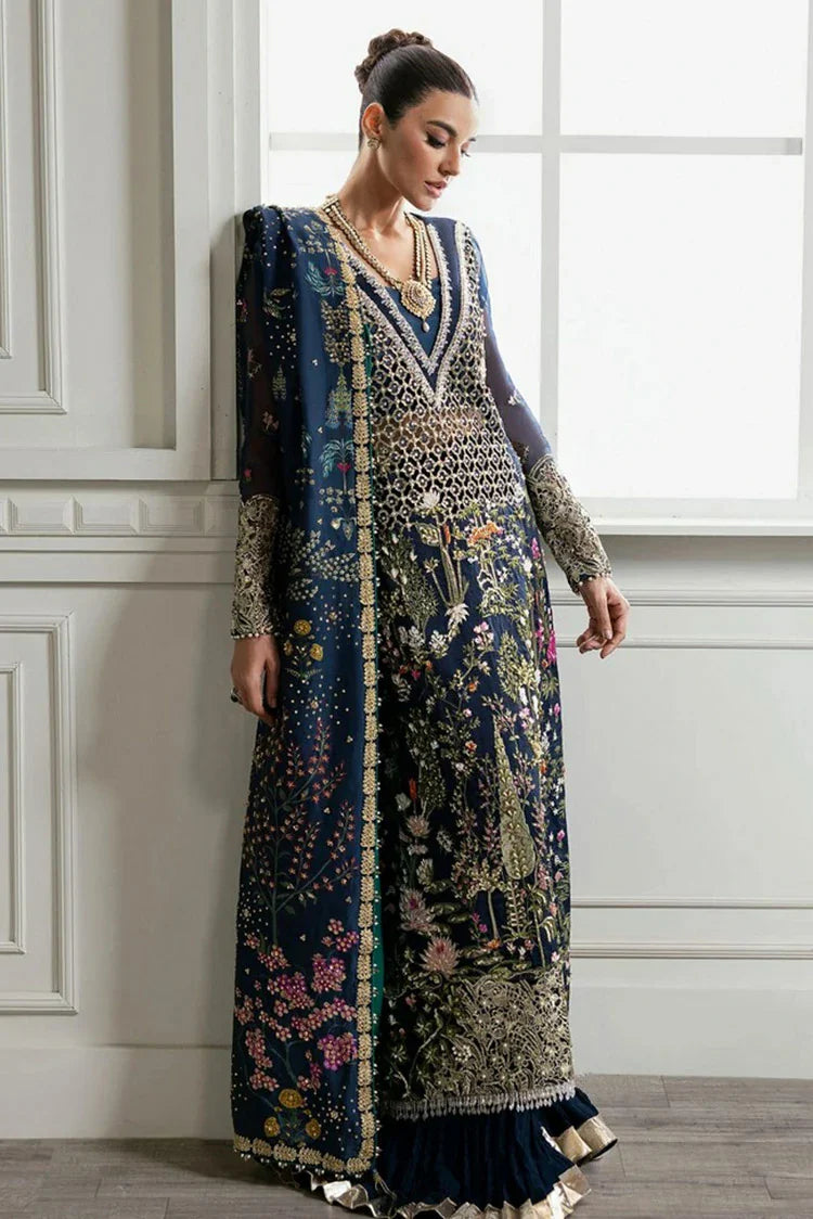 Picture of Crimson - A Beautiful Chaos Wedding Collection - CW24-02 Majestic Cypress - Unstitched - Available at Raja Sahib