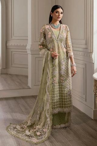 Picture of Crimson - A Beautiful Chaos Wedding Collection - CW24-03 Sparkle Cascade - Unstitched - Available at Raja Sahib