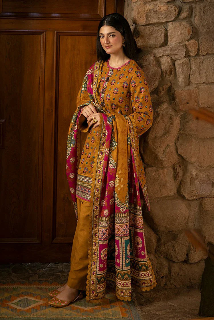 Picture of Asim Jofa - Winter Collection - AJUW-56 PRINTED KHADDAR 3 Pcs - Unstitched - Available at Raja Sahib