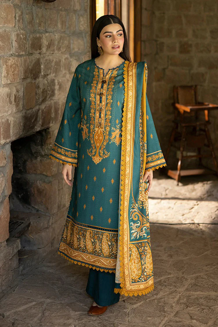 Picture of Asim Jofa - Winter Collection - AJUW-66 PRINTED VISCOSE 3 Pcs - Unstitched - Available at Raja Sahib