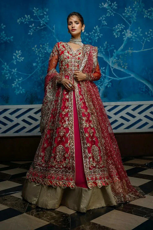 Picture of Mushq - Stardust Wedding Festive Collection - MWD-02 Red Carpet - Unstitched - Available at Raja Sahib