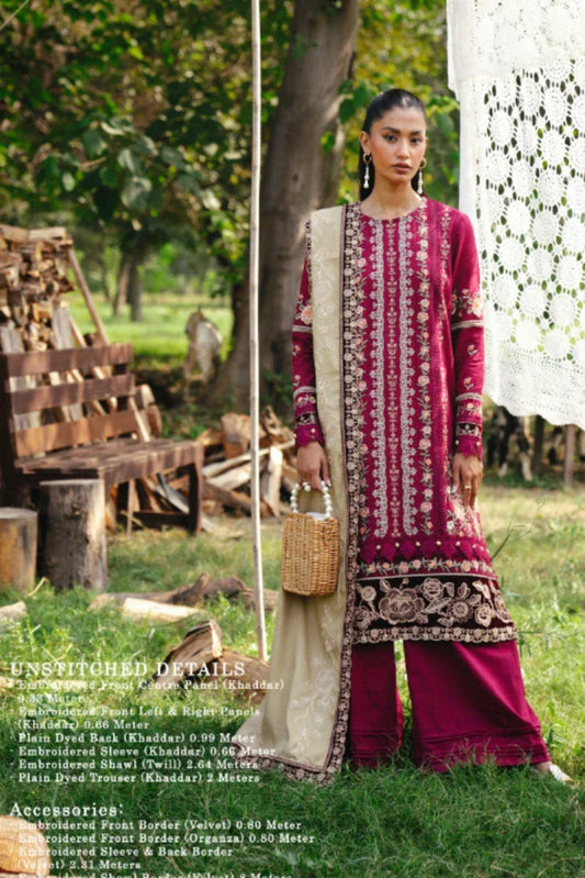 Picture of Saira Rizwan - Premium Winter Collection - SRW24-09 Sansa - Unstitched - Available at Raja Sahib