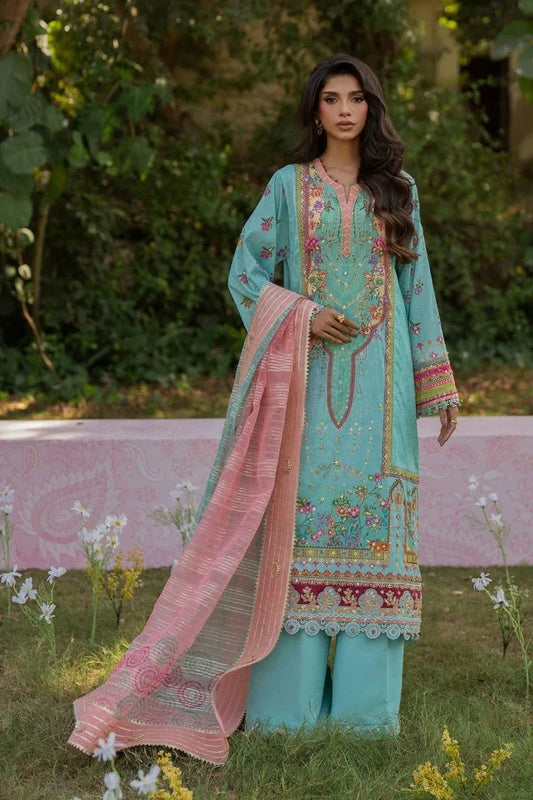 Qalamkar - Luxe Silk Winter Collection - UA-06 SARA - Unstitched