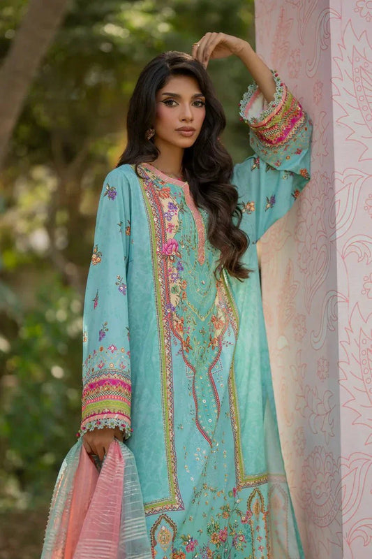 Qalamkar - Luxe Silk Winter Collection - UA-06 SARA - Unstitched