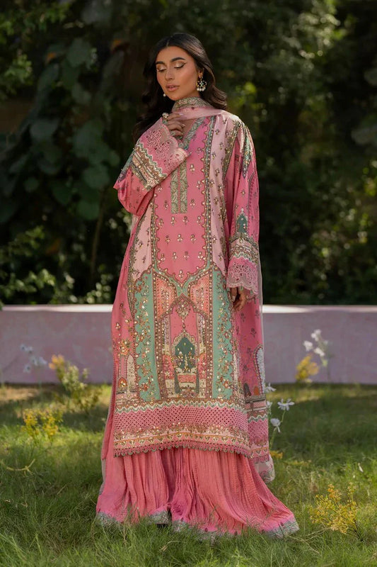 Qalamkar - Luxe Silk Winter Collection - UA-07 TESSA - Unstitched