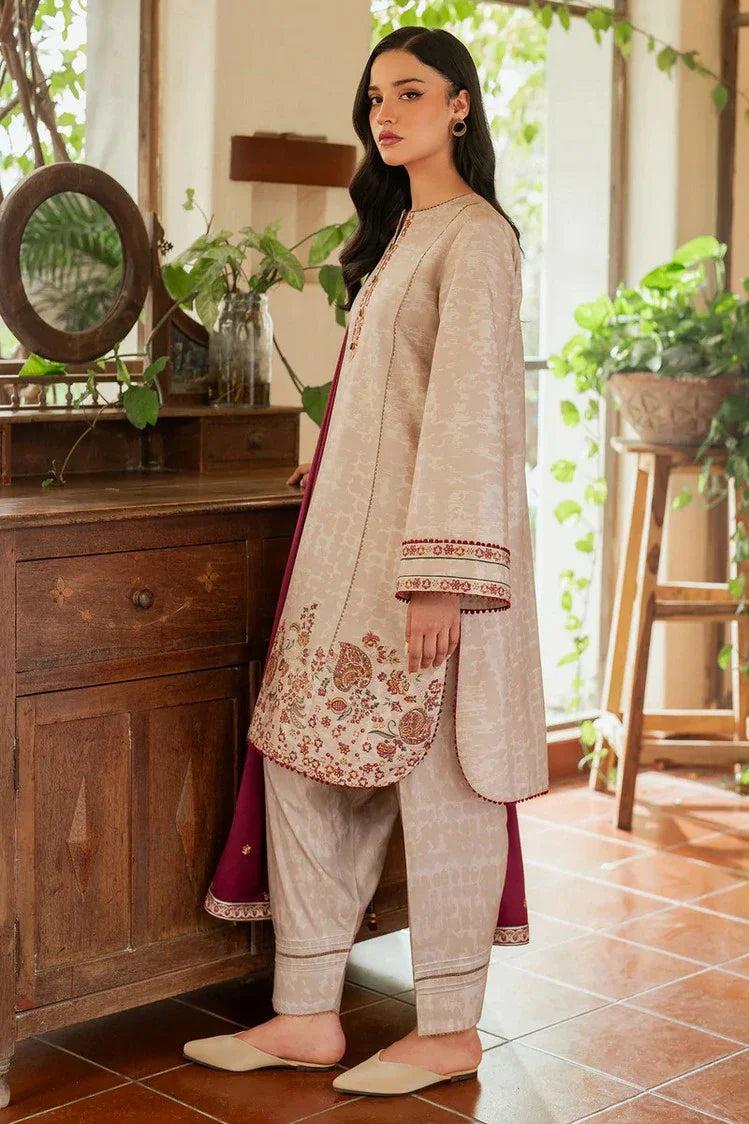 Picture of Jazmin - Winter Prints Vol 2 - EMBROIDERED PREMIUM VISCOSE UW-0114 - Unstitched - Available at Raja Sahib