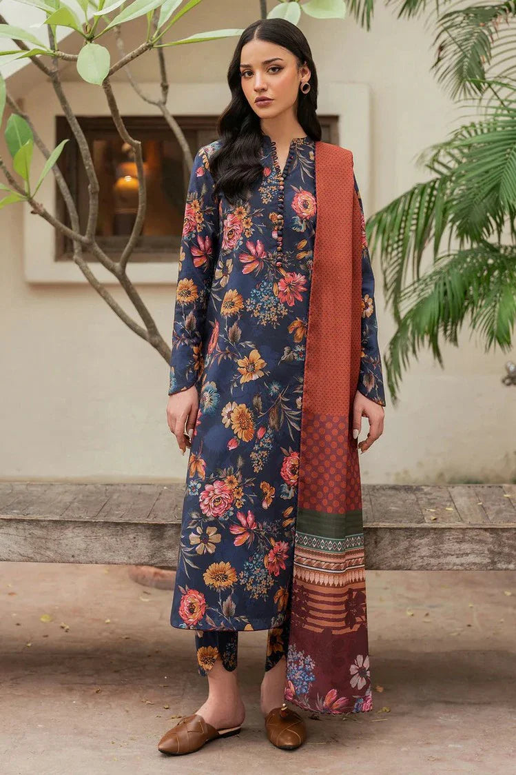 Picture of Jazmin - Winter Prints Vol 2 - DIGITAL PRINTED PREMIUM VISCOSE UW-0121 - Unstitched - Available at Raja Sahib