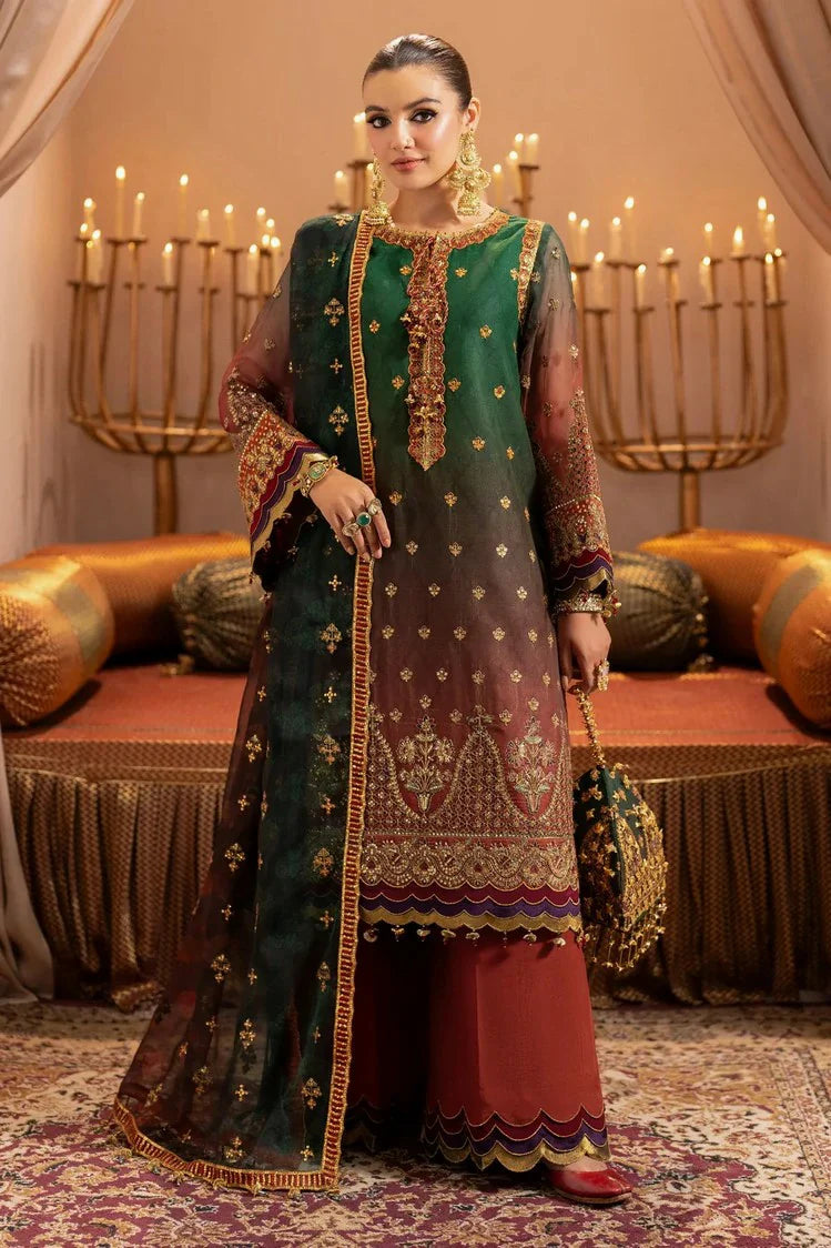 Picture of Alizeh - Jhalak Luxury Formals - AF-JHLK-02-HUSN - Unstitched - Available at Raja Sahib