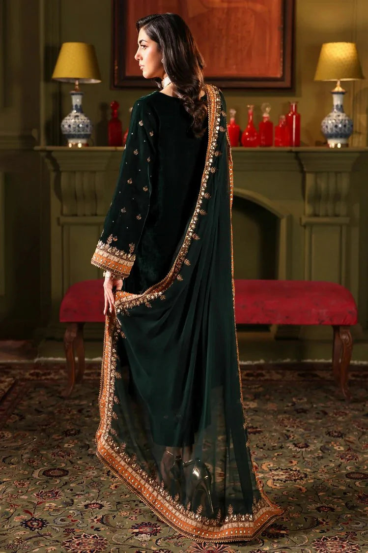 Picture of Charizma - Signora Premium Embroidered Velvet Edit Vol 2 - CVT4-10 - Unstitched - Available at Raja Sahib